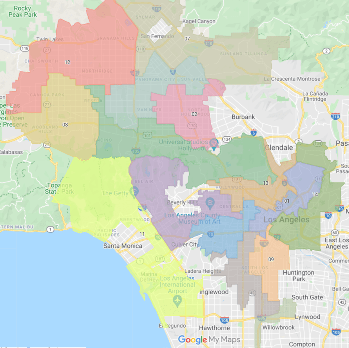 city redistricting draft map